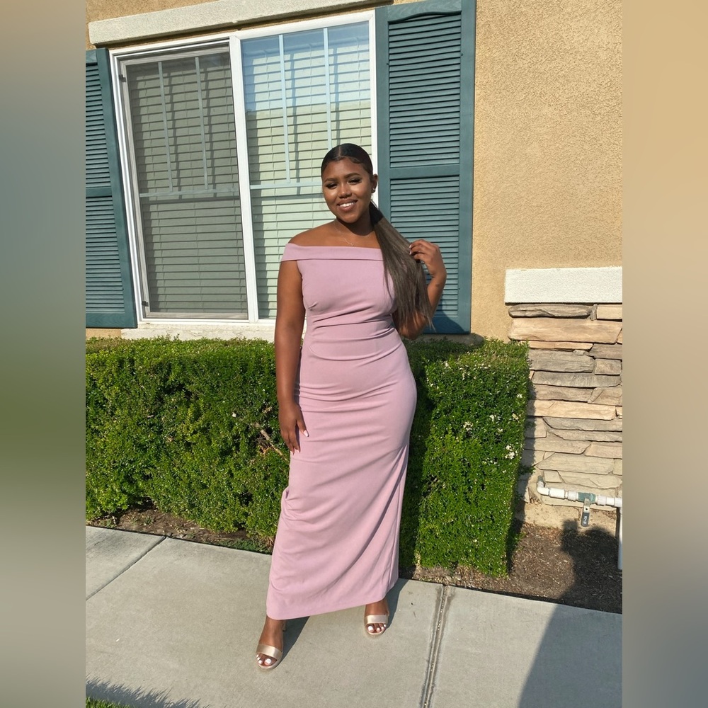 David’s Bridal - Off The Shoulder Bridesmaid Dress